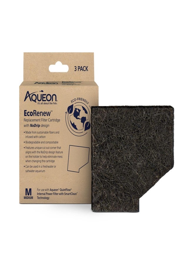 أكيون خرطوشة فلتر إيكو رينيو لحوض أسماك أكويون، متوسطة الحجم، عبوة من 3 قطع - Image 2