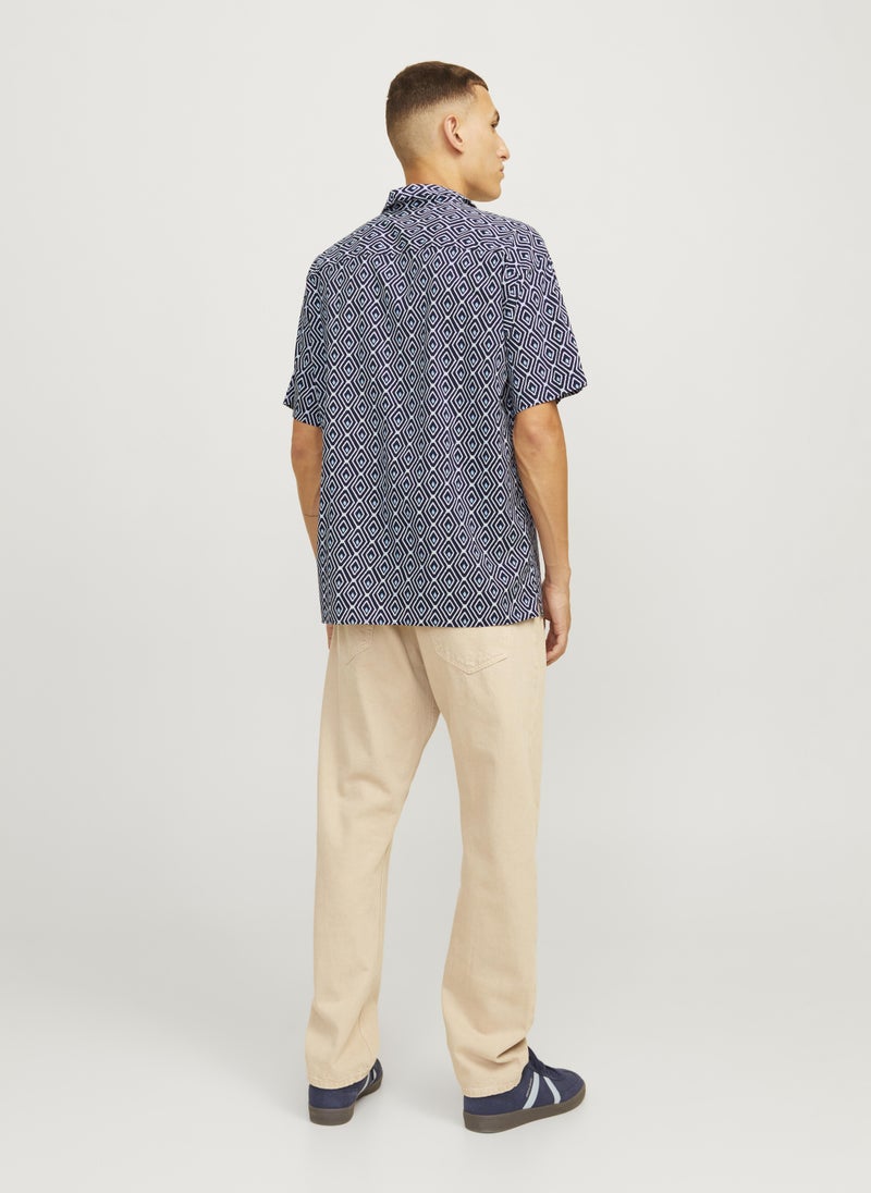 JACK & JONES Polka Dot Print Regular Fit Shirt  - Image 2