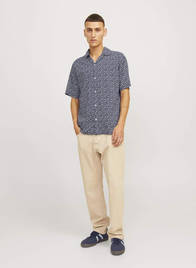 JACK & JONES Polka Dot Print Regular Fit Shirt  - Image 4