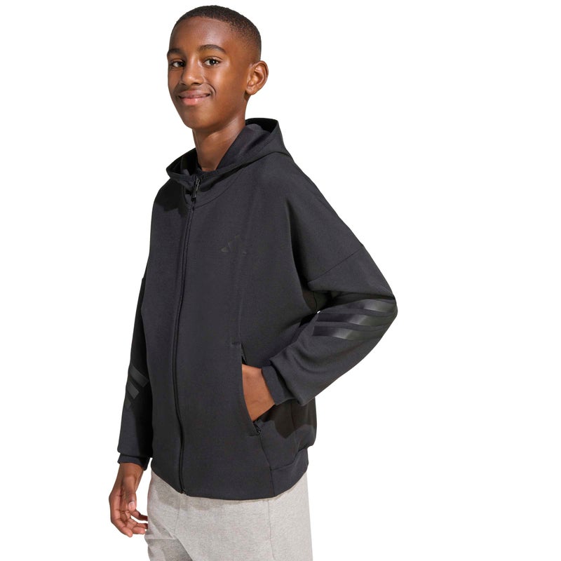 adidas Future Icons 3 Stripes Full Zip Hoodie - Image 1
