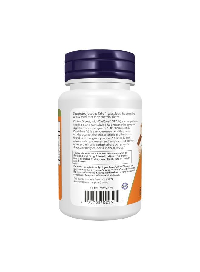 Now Foods: Gluten Digest Gastro Intestinal Support, 60 vcaps (2 pack) - Image 2