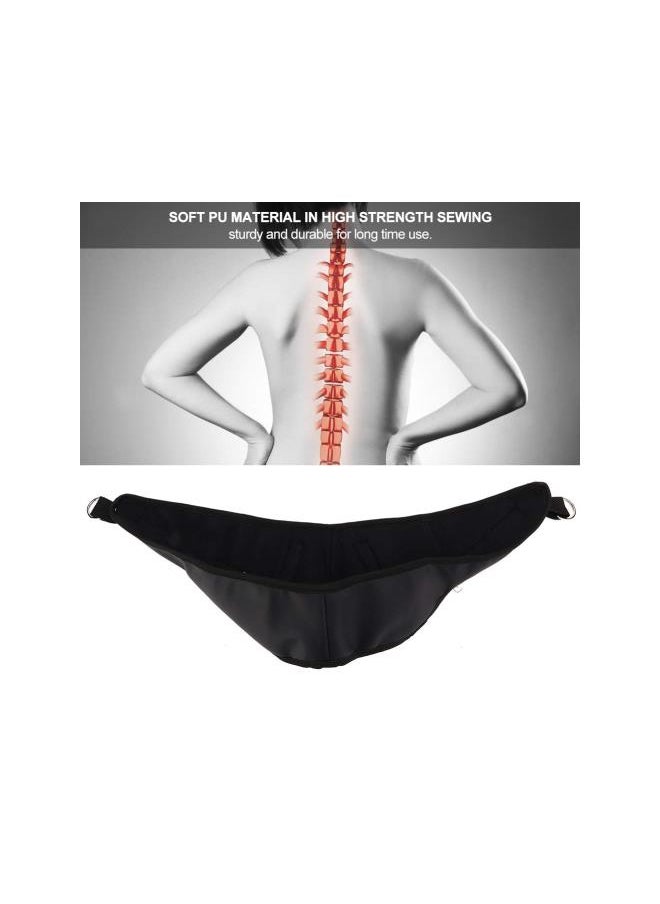 silvercnc - Neck Stretching Belt, silvercnc Cervical Traction Belt Neck Posture Corrector Neck Care Correction Stretching Tool for Neck Pain Relief(black) - Image 1