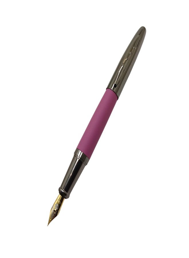 auteur Premium Zest Purple Fountain Pen With Ink Converter Metal Body Fine Nib Best Gift Pen For Men & Women Professional Executive Office, Nice Pens - Image 4