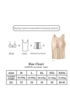 Y&D Posture Corrector Bra, Chest Brace Up for Women, Back Support Bra Shaper, Slimming Wireless & Longline with Front Closure XL Size  - Image 2