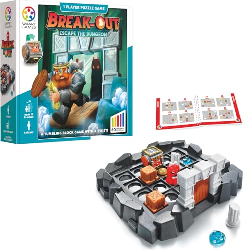 SmartGames BreakOut Magnetic Logic Puzzle Game with 80 Challenges for Ages 10 - Image 1