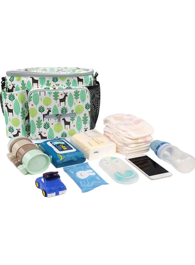 9I9 Baby Stroller Organizer Bag, Mommy Bag, Multi-Functional Large Capacity Touchscreen Stroller Bag For Outings, A70 - Image 3