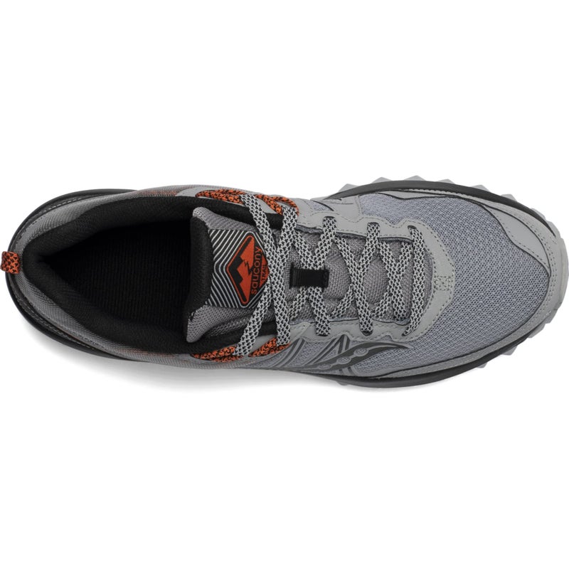 Saucony mens Excursion Tr14 Trail Running Shoe, Gray/Black/Orange, 11.5 US - Image 4
