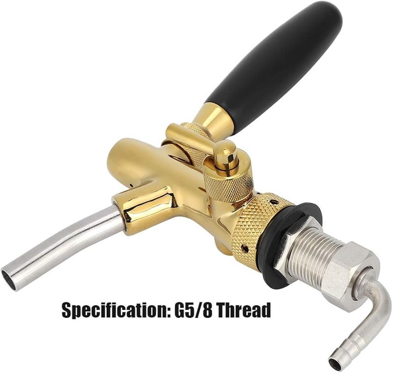 Greensen Brass Stainless Steel 304 Beer Tap Faucet Adjustable Dispenser For Home Bar - Image 5