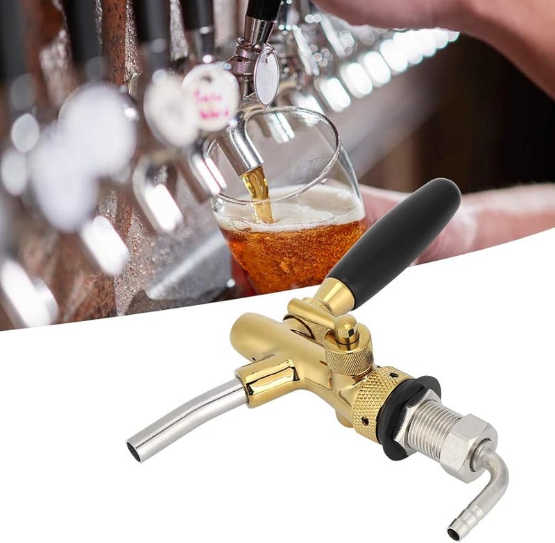 Greensen Brass Stainless Steel 304 Beer Tap Faucet Adjustable Dispenser For Home Bar - Image 4