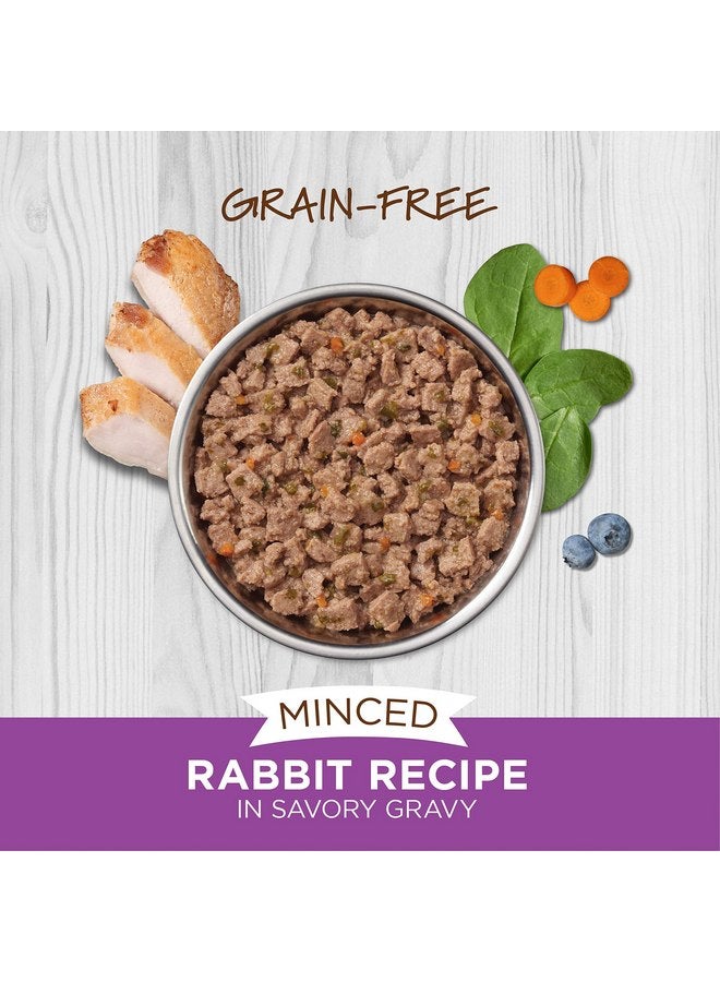 غريزة طعام القطط الرطب الطبيعي من Instinct Grain Free Minced Recipe مع Real Rabbit، 3.5 أونصة (علبة تحتوي على 12 كوبًا) - Image 3