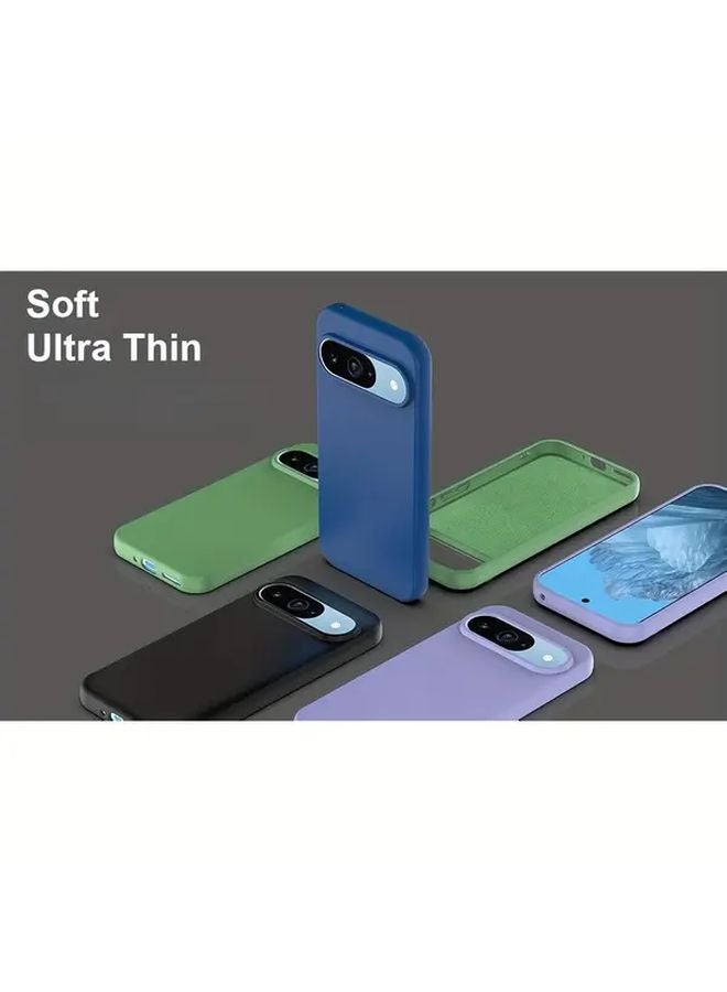 Black TPU Phone Case For Google Pixel 9 Shockproof Protective Cover - Image 2