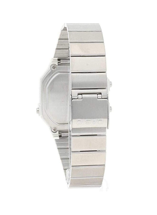 CASIO Men Stainless Steel Digital Wrist Watch B650WD-1ADF - 41 mm - Silver - Image 2