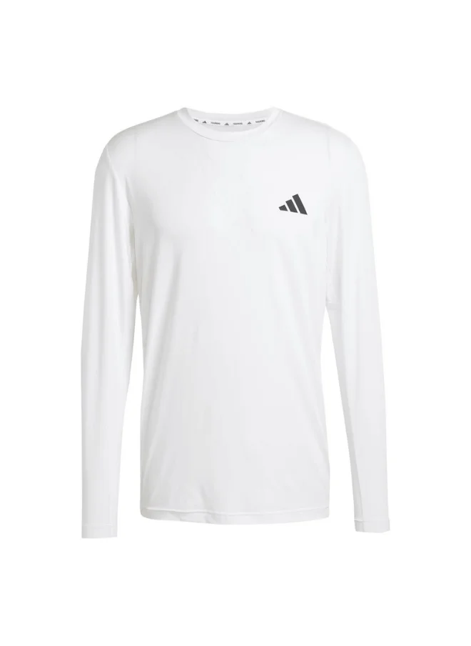 Adidas adidas TR-ES STRE LS T White Training T-SHIRTS for Men - XS