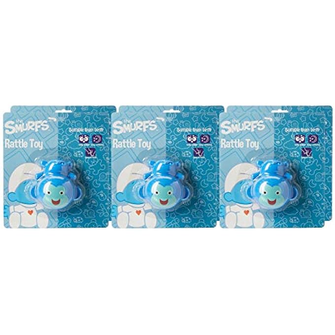 THE SMURFS لعبة رنين قرد (عبوة من 6) - Image 1
