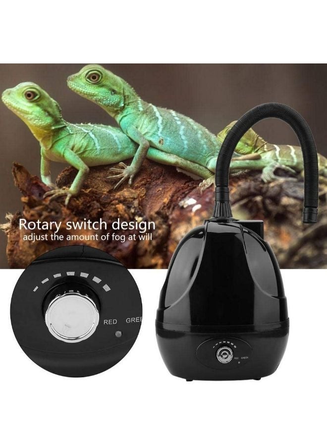 Reptile Fogger Humidifier, 2L 220 V Amphibians Dry Run Protection Vaporizer Fog Maker Generator with 40-150 cm Stretchy Hose for Geckos, Turtles etc - Image 3