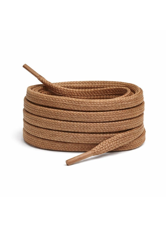 Flat cotton shoelaces for men's and women's boots and sneakers - Image 1