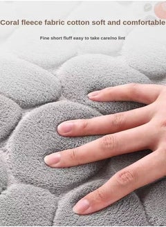 Reelyo Bathroom Rug Quick Dry Mats, Soft and Absorbent Bathroom Rugs, Rubber Backing Machine Washable Shower Floor Rugs, Bathmat Runner, Bathroom Home Decor Accessories（40*60cm）  - Image 3