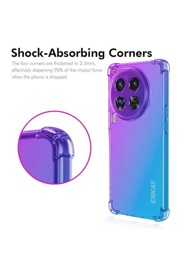 ENKAY Case For Tecno Camon 30 Premier 5G Hat-Prince Gradient Airbag TPU Phone Case - Image 2