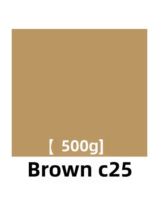 Soft Clay 500g Children's Handmade Diy Toys Colored Clay Clay Handmade Primary School Students Special Safe And Non-toxic-Color:Brown 500g (C25)  - Image 1