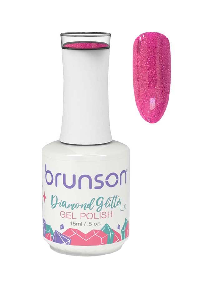 brunson Diamond Glitter Gel Nail Polish Soak Off UV LED Nail Gel Nail Art Varnish Sparkly Shiny Gel Nail Polish BDGG018 - Image 1