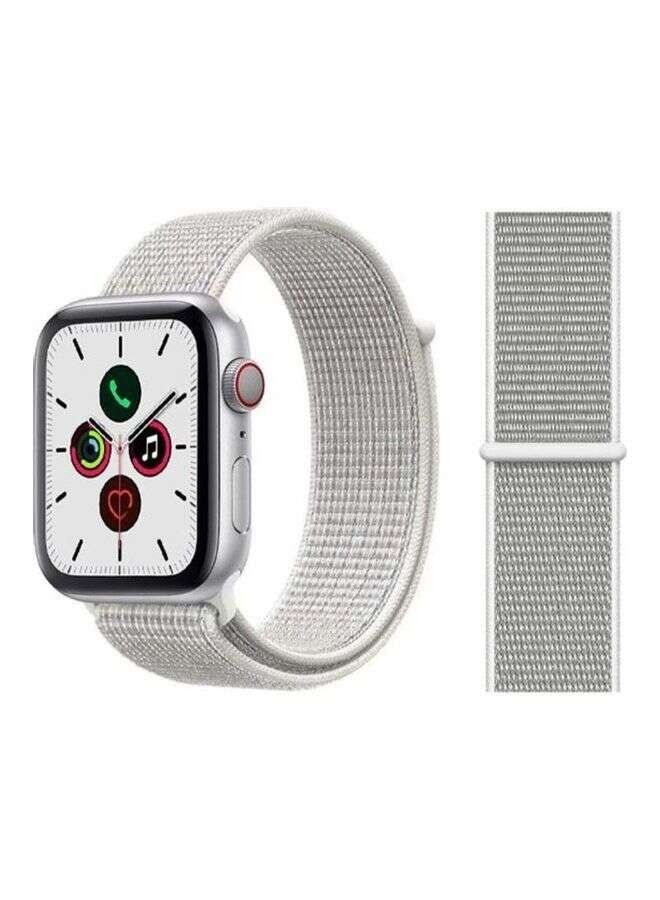 سوار بديل لساعة Apple Watch Series 5/6/7 42/44/45 ملم رمادي - Image 1
