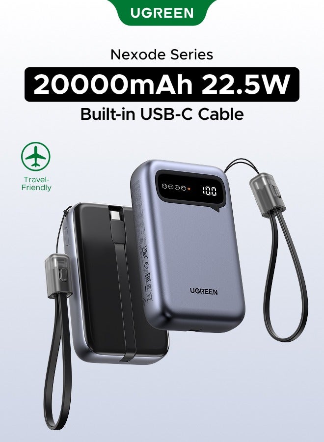 يوغرين Ugreen Power Bank 22 usbc 22.5W 20000mAh