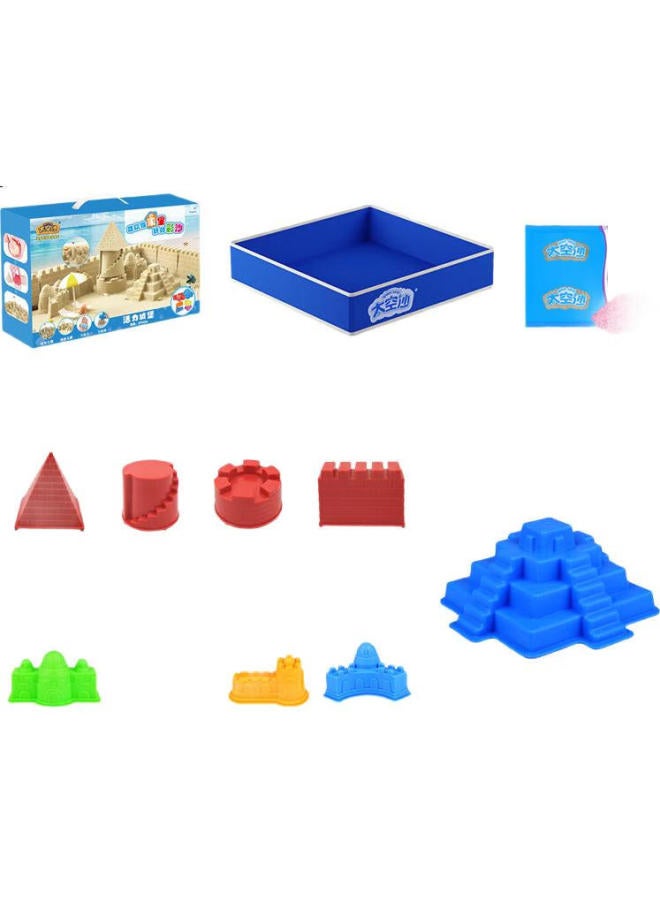 Space Sand Set, Non-Toxic Children'S Sand Toy, Dynamic Sand, Energetic Castle, Pink, 4 Jin, Children'S Day Gift - Image 1