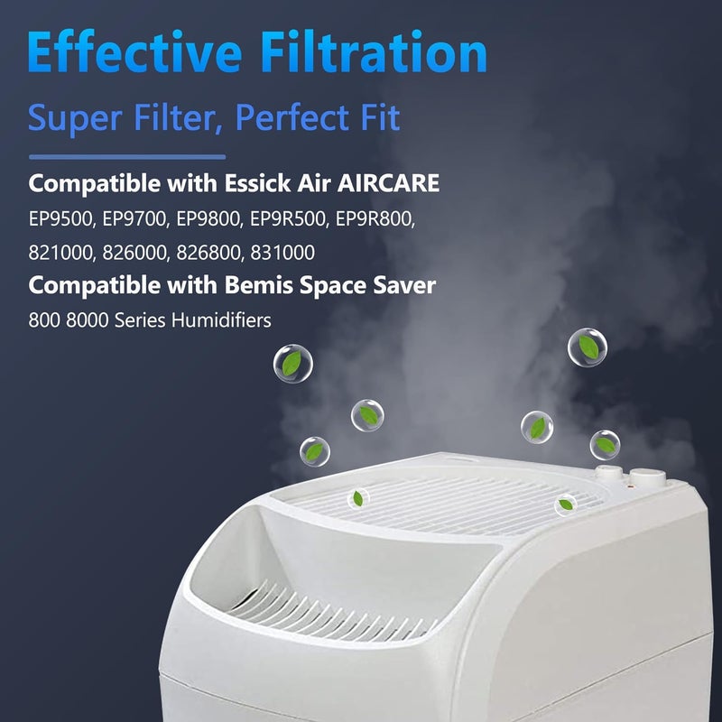 Funmit 1043 Super Humidifier Wick Filter (2 Pack) Replacement for Essick Air AIRCARE EP9500, EP9700, EP9800, EP9R500, EP9R800, 821000, 826000, 826800, 831000 Bemis Space Saver 800 8000 Humidifiers - Image 2