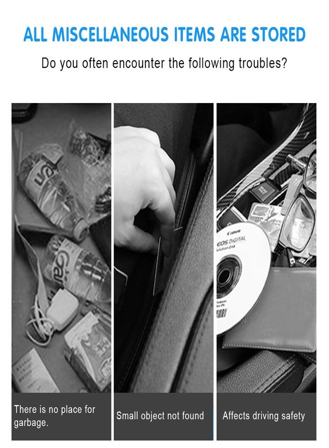Mandark Car Seat Back Organizer, PU Leather Vehicle Backseat Hanging Storage Pocket, Multipurpose Automotive Travel Essentials Accessories for Kids & Adults, Universal for Most Cars（Beige） - Image 3