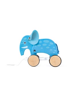 Hape فيلا خشبي للجر والدفع لعبة سحب  - Image 3