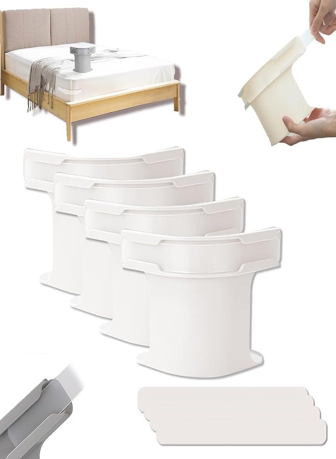 Cleonest Bedsheet Holder with Lock Strips - Sheet Tucker Tool for Corners, Strong Gripper Straps, Fits All Mattresses, No Slip, Bed Sheet Fastener Clips for Tight & Wrinkle-Free Bed - Image 1