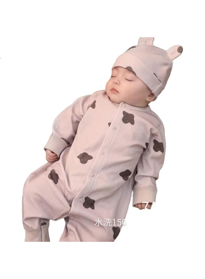 Balipig Bali Little Pig Baby Autumn And Winter Clothes Style Infant And Toddler Autumn Outfit Ha Yi Crawling Suit Winter Newborn Baby Jumpsuit Spring And Autumn - Image 2