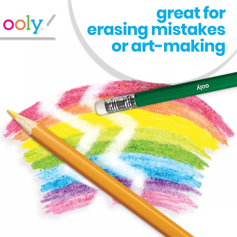Ooly UnMistakeAbles Erasable Colored Pencils Set of 12, Stress and Mess Free Drawing & Coloring Pencils for Kids and Adults, Colorful School Supplies for Arts and Crafts - Image 4