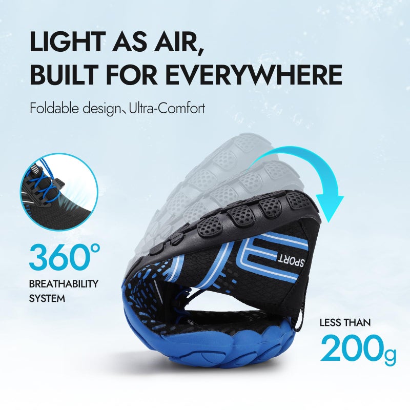 ATHMILE Hiking Barefoot Water Shoes for Women Men Beach Swim Aqua Pool River Quick Dry Athletic Wide Toe Outdoor Sport Kayaking Boating Rock Climbing Yoga Lake - Image 5