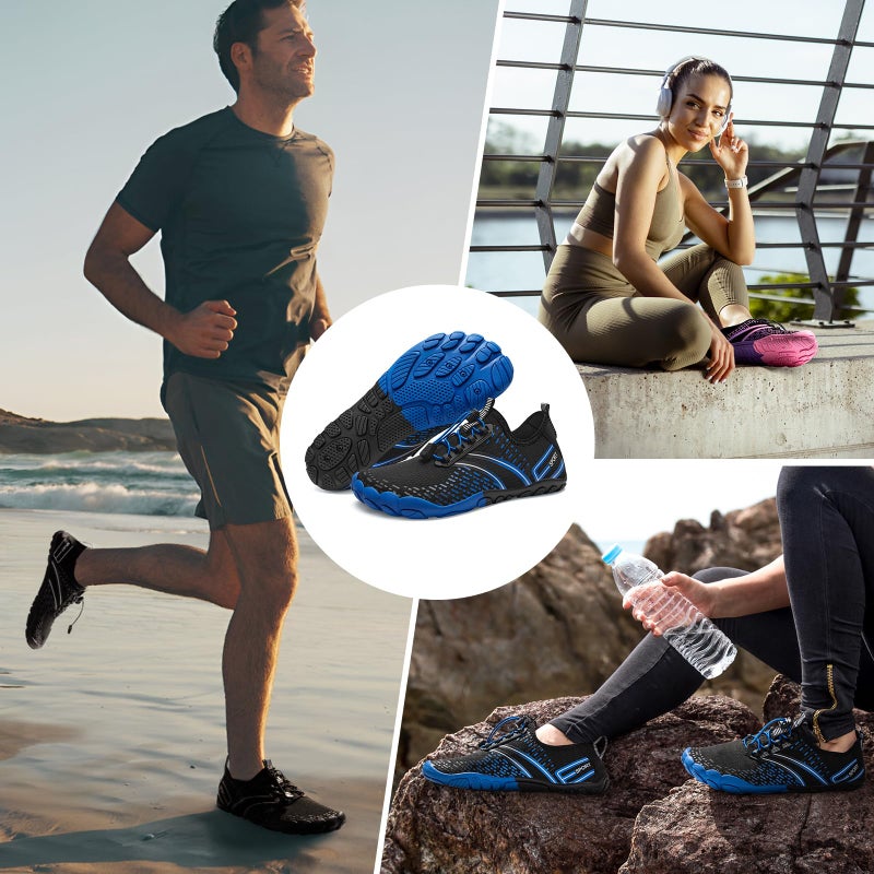 ATHMILE Hiking Barefoot Water Shoes for Women Men Beach Swim Aqua Pool River Quick Dry Athletic Wide Toe Outdoor Sport Kayaking Boating Rock Climbing Yoga Lake - Image 2