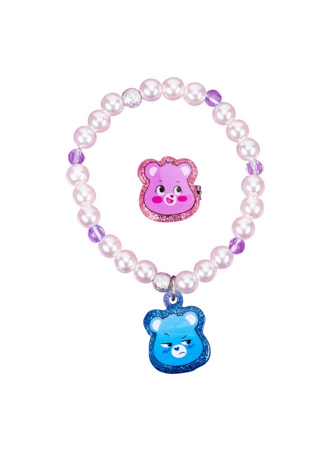 Luv Her LUV HER CareBears Headbands for Girls - Kids Jewelry for Girls - Dress Up Set All in one Giftable Box - Headband - Play Jewelry Set - 4pc (Toddler Headband, Necklace, Dress Up Bracelet, Ring) Ages 3+  - Image 5
