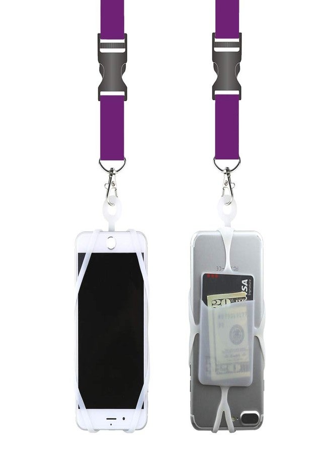 Gear Beast Universal Cell Phone Lanyard Compatible with iPhone, Galaxy & Most Smartphones Includes Phone Case Holder with Card Pocket - Image 1