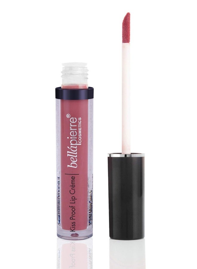 bellapierre Kiss Proof Lip Crème | Richly Pigmented, Smooth Matte Finish | 100% Natural Formulation | Non-Toxic and Paraben Free |Long Lasting Nourishing, Color - Antique Pink - Image 2