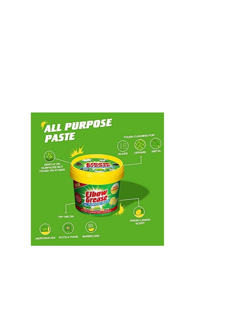 Elbow Grease All Purpose Paste Bathroom Kitchen Cleaner Lemon Fresh Scent 350g - Image 4