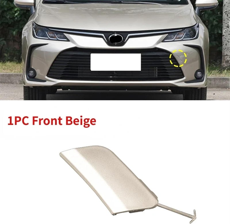 QASULER Car Tow Hook Cover for Toyota Corolla - Image 2