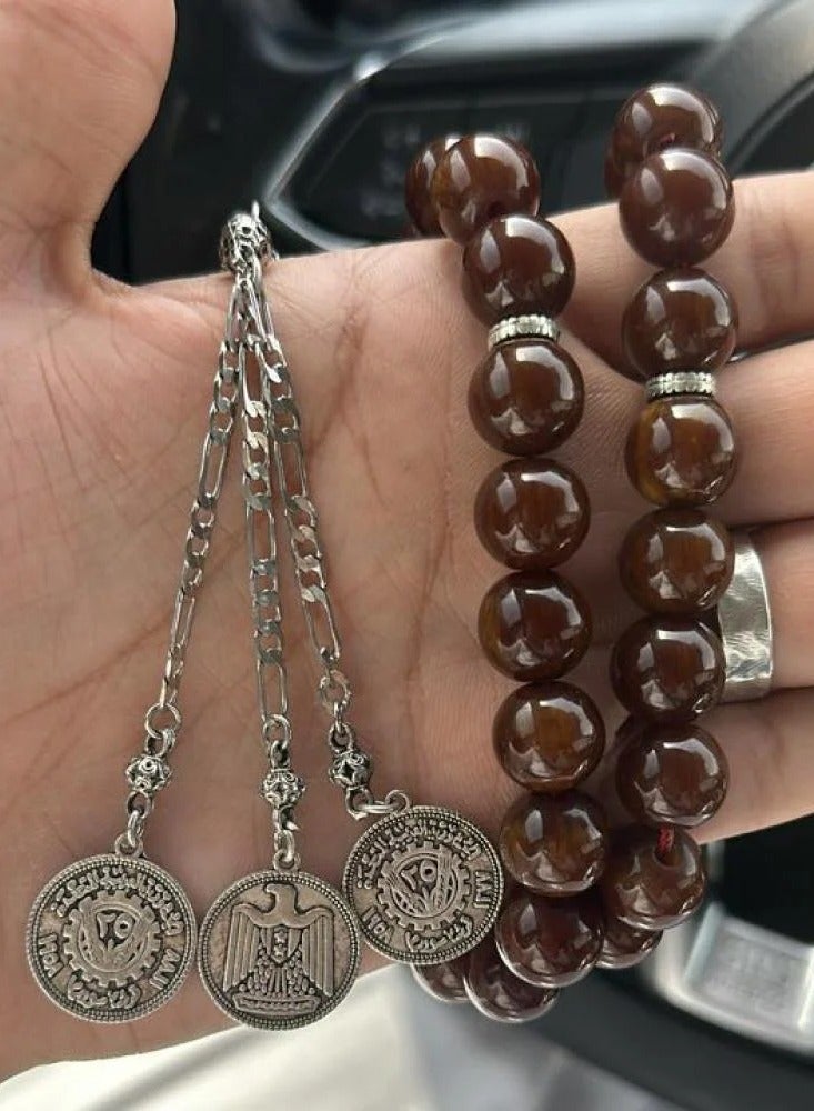 OtherMax Brown faturan rosary - Image 3