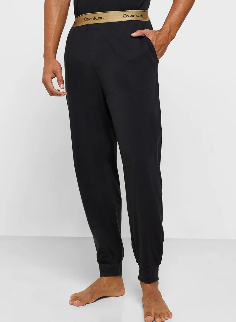 CALVIN KLEIN Logo Crew Neck T-Shirt And Jogger Set