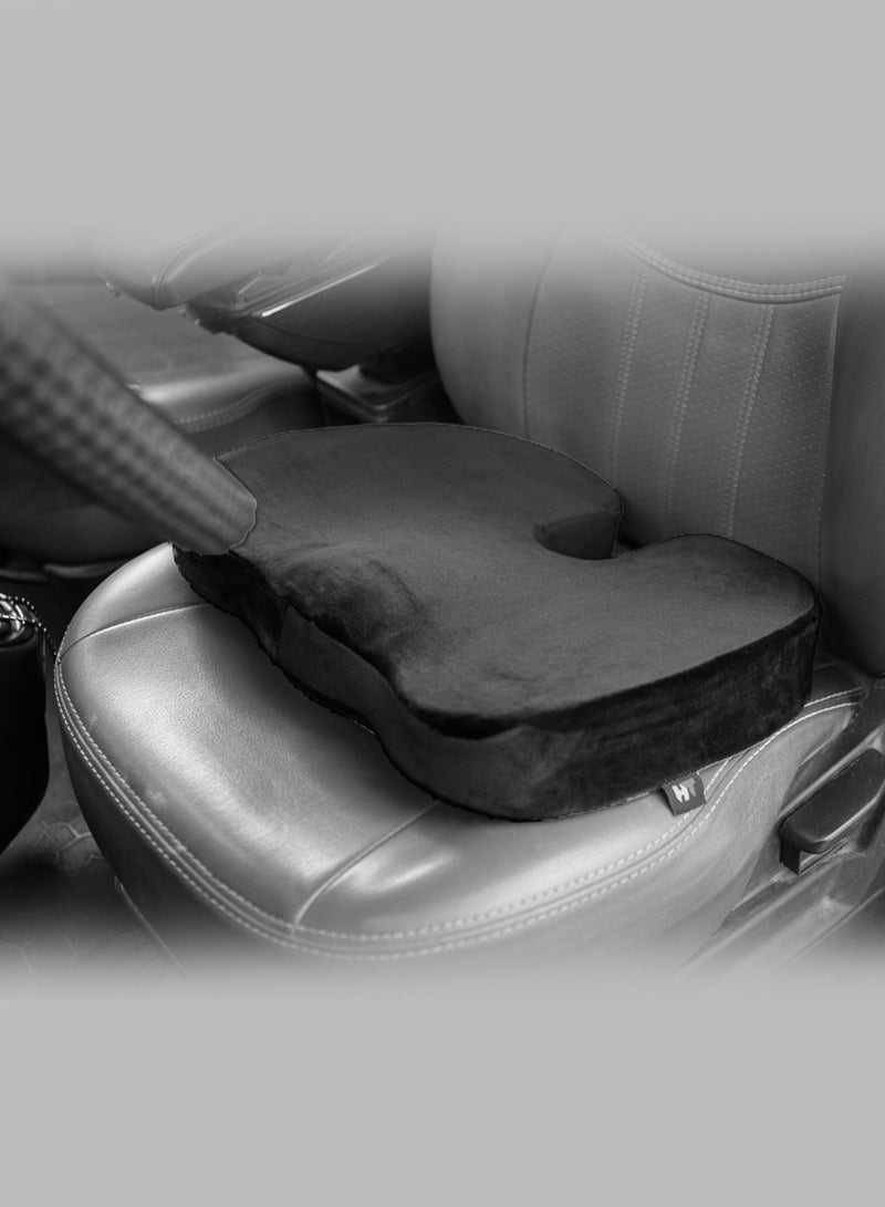 HT U-Shaped Medical Seat Cushion – High-Density Foam for Relief from Fistula, Tailbone, and Lower Back Pain - Image 4