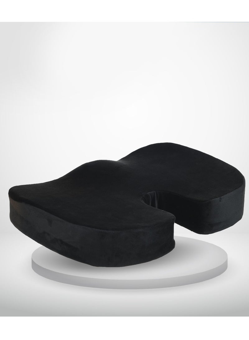 اتش تي مقعد طبي على شكل U – فوم عالي الجودة لتخفيف آلام الناسور والعصعص وأسفل الظهر - Image 1