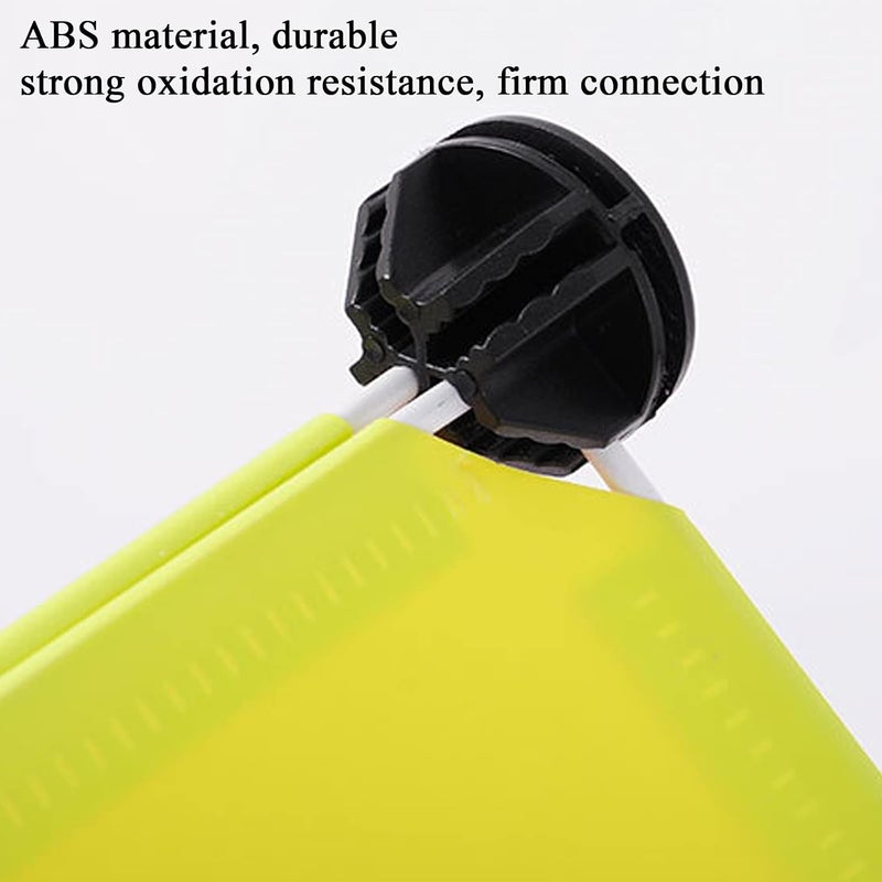 HPWFHPLF 30 PCS Wire Cube Connectors, Plastic Corner Connectors for DIY Cube Storage Shelves Organizer Closet Wire Shelves, Connector Wire Grid Cube Organizer - Image 4