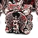 HNCCESG DND DiceMetal Dice Set with Box HNCCESGHollow Dice Set of 7Game dice for Dungeons and DragonsRole Playing Dice Gaming for Board Game RPG Angel Blood Splatter - Image 2
