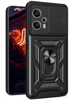 Fankalo Phone Cover for Xiaomi Poco F5 with Slide Camera Cover Military ...