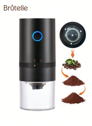 Brutelle Coffee Grinder Electric Burr Small Cordless Coffee Grinder Mini with Multi Grind Setting Portable Coffee Bean Grinder Automatic for Camping Drip Espresso Pour Over French Press USB - pzsku/Z70E17EC4D7C3AB359E74Z/45/1744093227/6c062d46-e1f6-43f0-a32f-4b81e96d5882