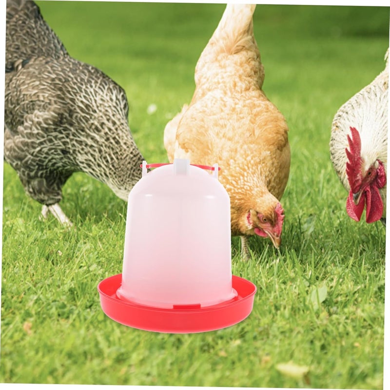 Chicken Waterer Water Dispenser Poultry Drinking Fountain No Waste Feeder for Home Farm Shop - Image 4