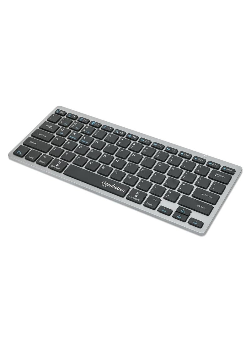Manhattan Manhattan Ultra Slim Dual-Mode Wireless Keyboard - Bluetooth & 2.4GHz - For Windows, Mac, Tablets - Image 1